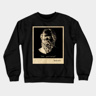 Mediocrates Retro Style Crewneck Sweatshirt